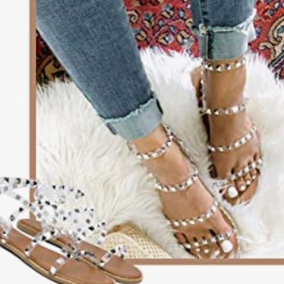 Brand new with box Rock and Candy studded sandals - Picture 1 of 3